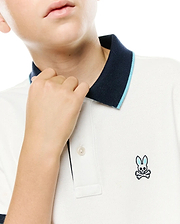 KIDS' KLAUS PIQUE POLO view 3