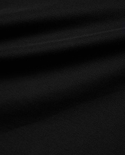 Black Kids Robin Pique Polo, a classic fit crafted from premium textured pique fabric, featuring the iconic embroidered Psycho Bunny skull logo on the left chest.