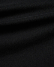 Black Kids Robin Pique Polo, a classic fit crafted from premium textured pique fabric, featuring the iconic embroidered Psycho Bunny skull logo on the left chest.
