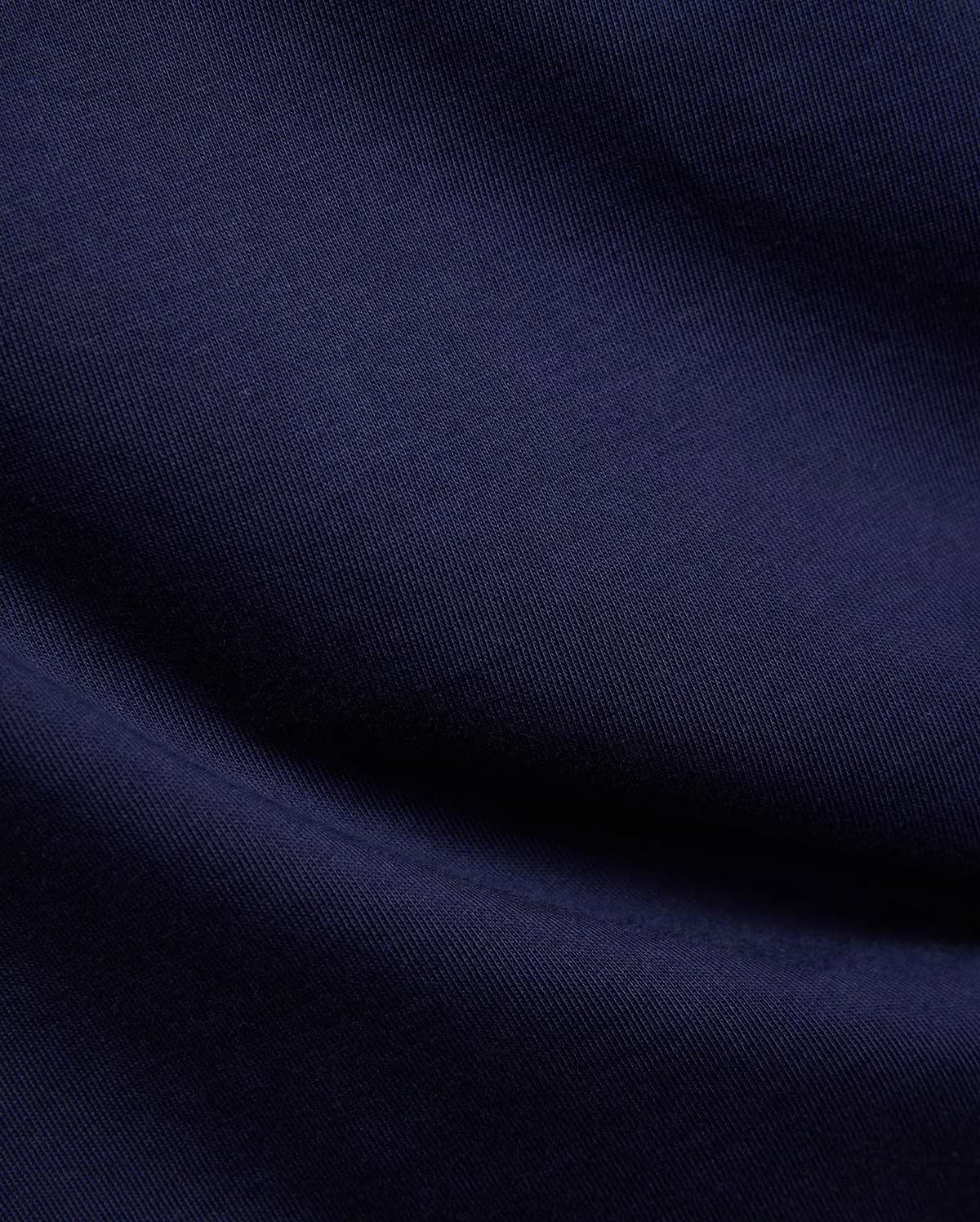 Kids Frank Back Graphic Tee in rich navy blue, crafted from soft, finely woven jersey fabric, featuring the iconic Psycho Bunny skull logo and a bold back graphic.