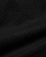 Kids Isaac Relaxed Fit Tee in deep black, crafted from a premium, soft jersey knit fabric with a subtle, comfortable texture, perfect for refined streetwear style.