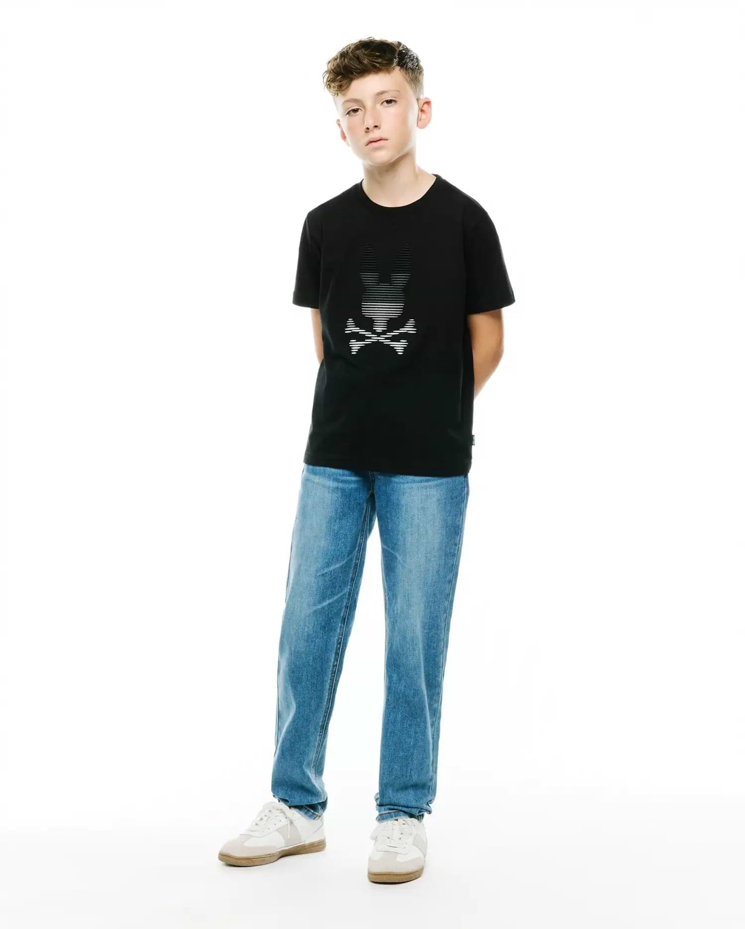 KIDS' SLADE PIMA GRAPHIC TEE view 5