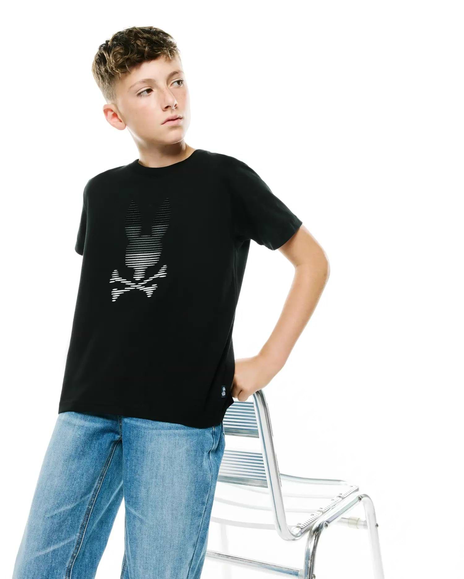 KIDS' SLADE PIMA GRAPHIC TEE view 4