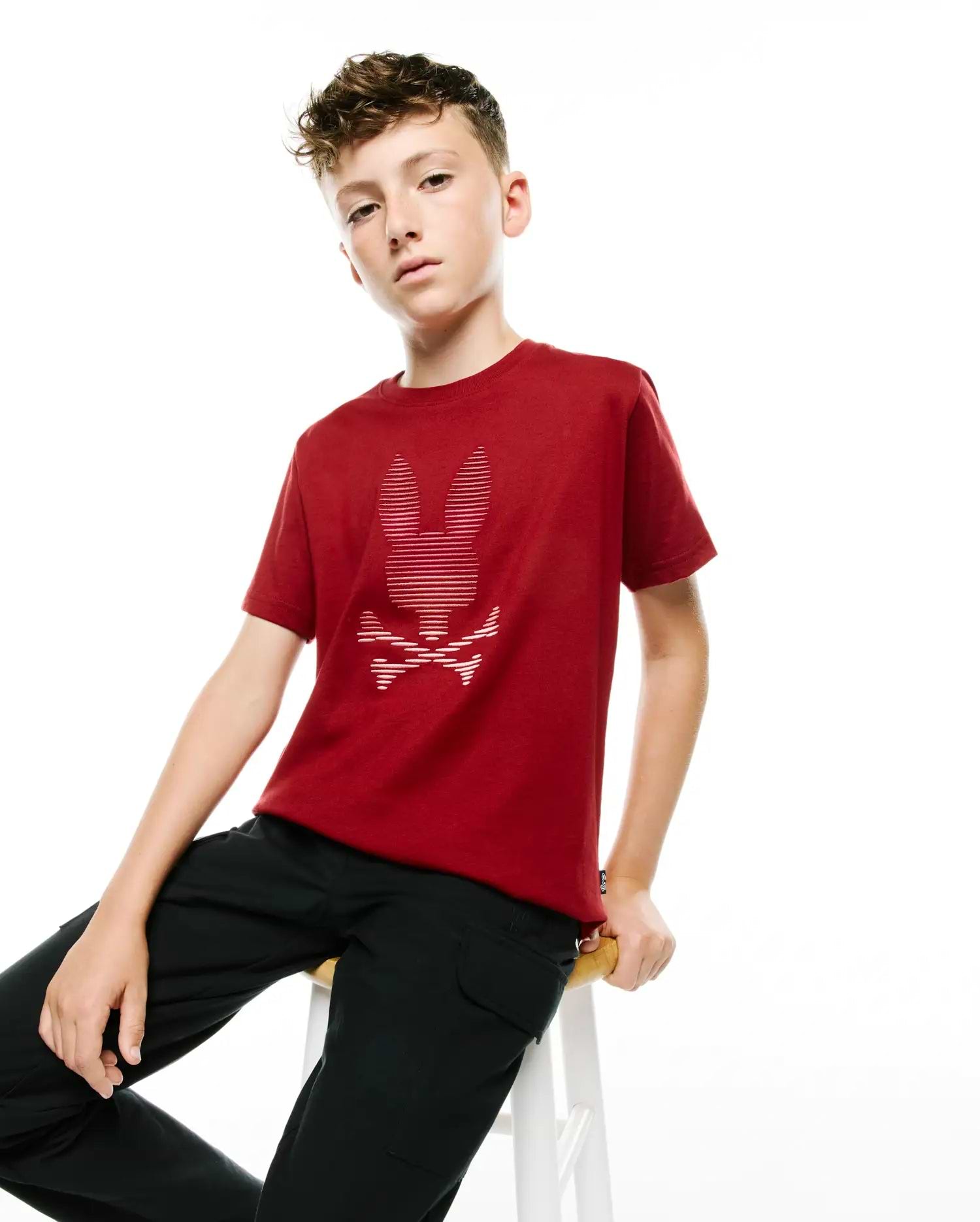 KIDS' SLADE PIMA GRAPHIC TEE view 4