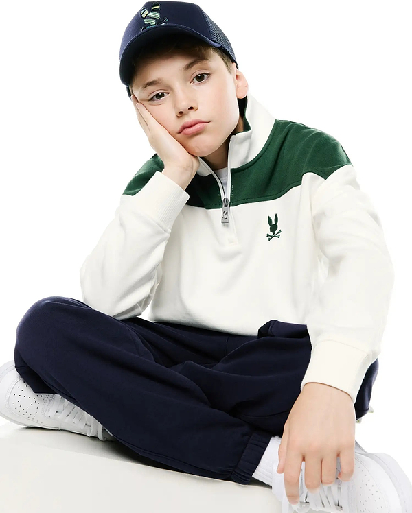 KIDS GABE QUARTER ZIP SWEATSHIRT view 1