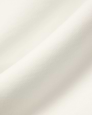 Kids Gabe French Terry 1/4 Zip from Psycho Bunny, a premium brand, in a soft off-white, crafted from comfortable French terry fabric, embodying refined streetwear with subtle texture. (6)