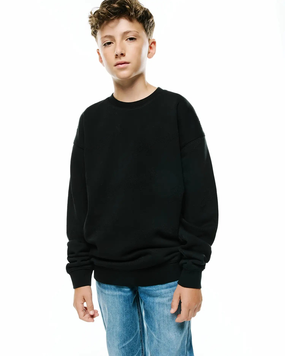 KIDS CEDRICK JACQUARD SWEATSHIRT - KT0500100