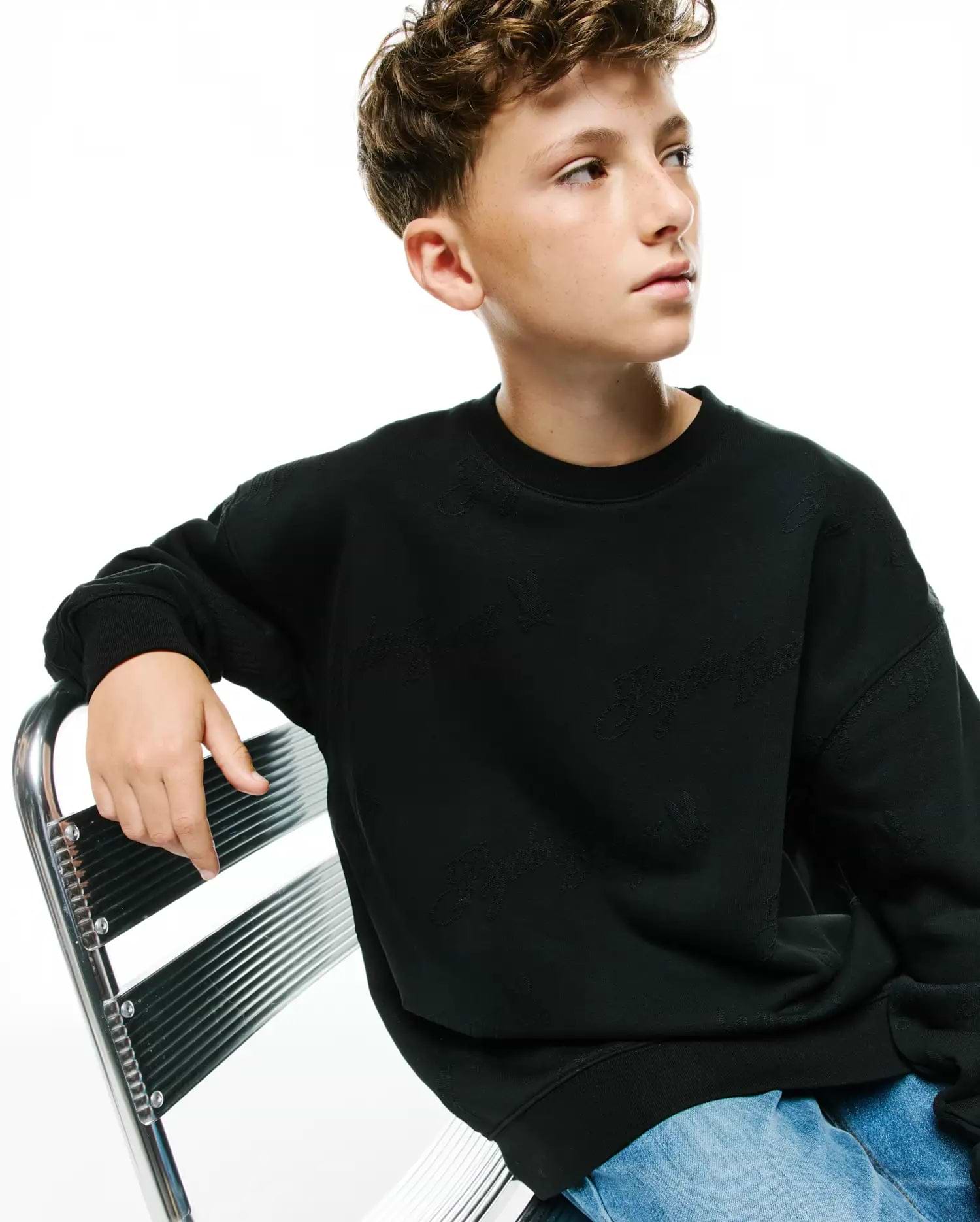 KIDS CEDRICK JACQUARD SWEATSHIRT - KT0500100