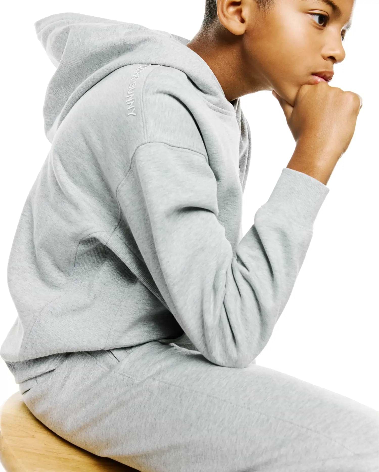 Kinder-Terrence-Kapuzenpullover aus angerautem Fleece – KT0500108 Ansicht 4