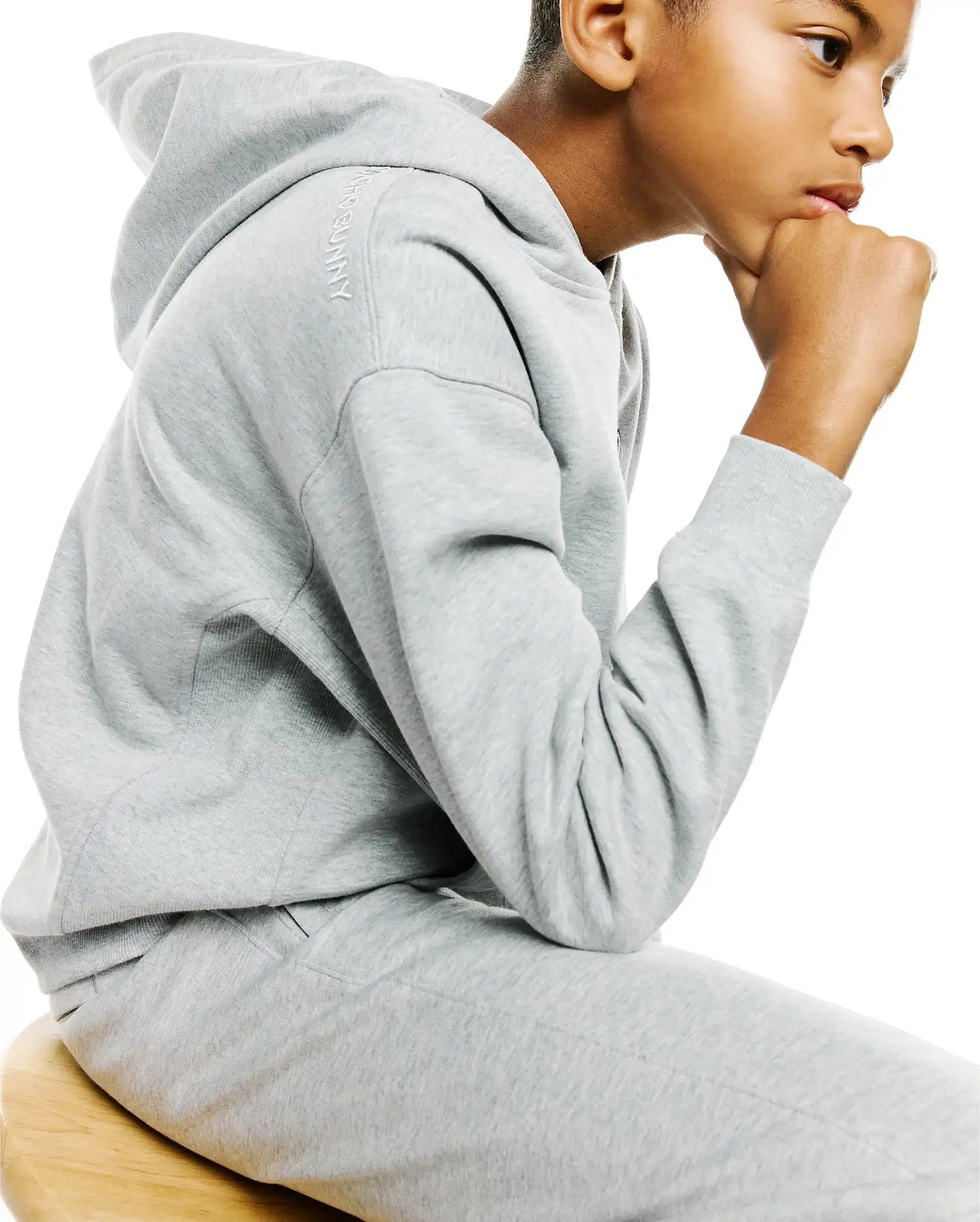 Kinder-Terrence-Kapuzenpullover aus angerautem Fleece – KT0500108 Ansicht 4
