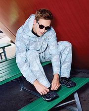 Herren-Alfie-Sweatpants mit Allover-Print view 1
