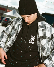 MEN'S MALCOLM SPLATTER HOODIE view 1