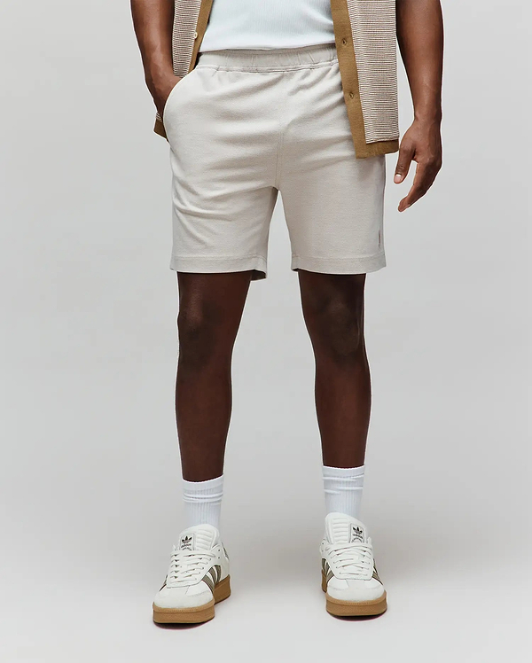 Men's Koda Oxford Short in Beige | Psycho Bunny