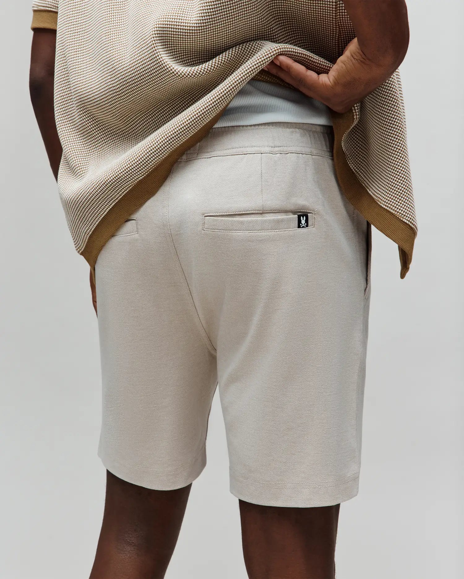 メンズウェア #ADJUSTABLE SHORTS - BEIGE - Men's Koda Oxford Short in Beige | Psycho Bunny