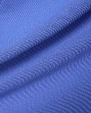Mens Shiro Twill Short in a bold, rich periwinkle blue, showcasing the premium, finely woven twill fabric texture, embodying refined streetwear style.