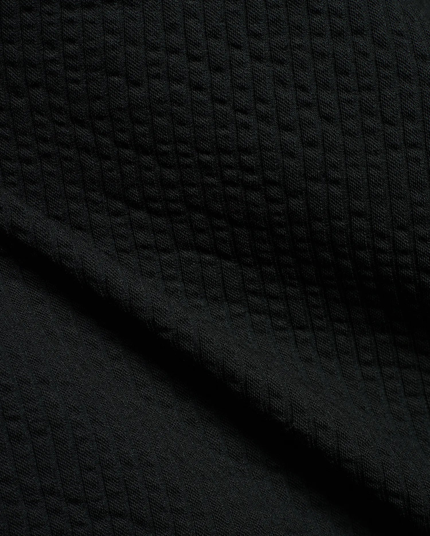 Black Mens Arlen Seersucker Short, a premium Psycho Bunny garment with a distinctive puckered, striped seersucker fabric texture, perfect for refined streetwear.