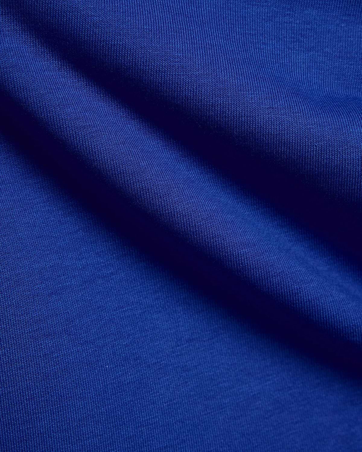 Mens Nathaniel Sweatpant in rich, deep royal blue, showcasing a premium, soft, and breathable jersey knit fabric with a subtle, comfortable texture, perfect for elevated streetwear style.
