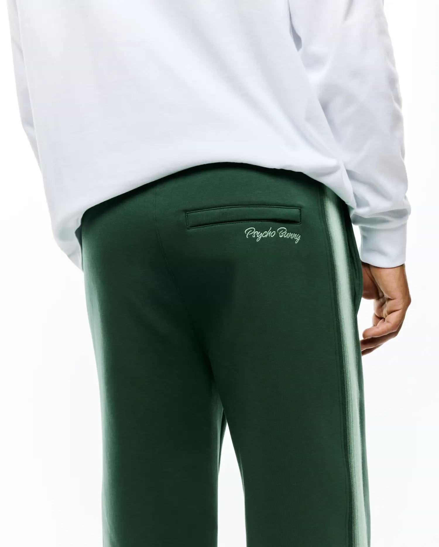 Men's Jaydon Relaxed Track Pants in Pine Needle | Psycho Bunny