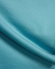 Mens Terrence Brushed Fleece Jogger in vibrant aqua blue, showcasing the soft, textured brushed fleece fabric with subtle diagonal knit detail. (6)
