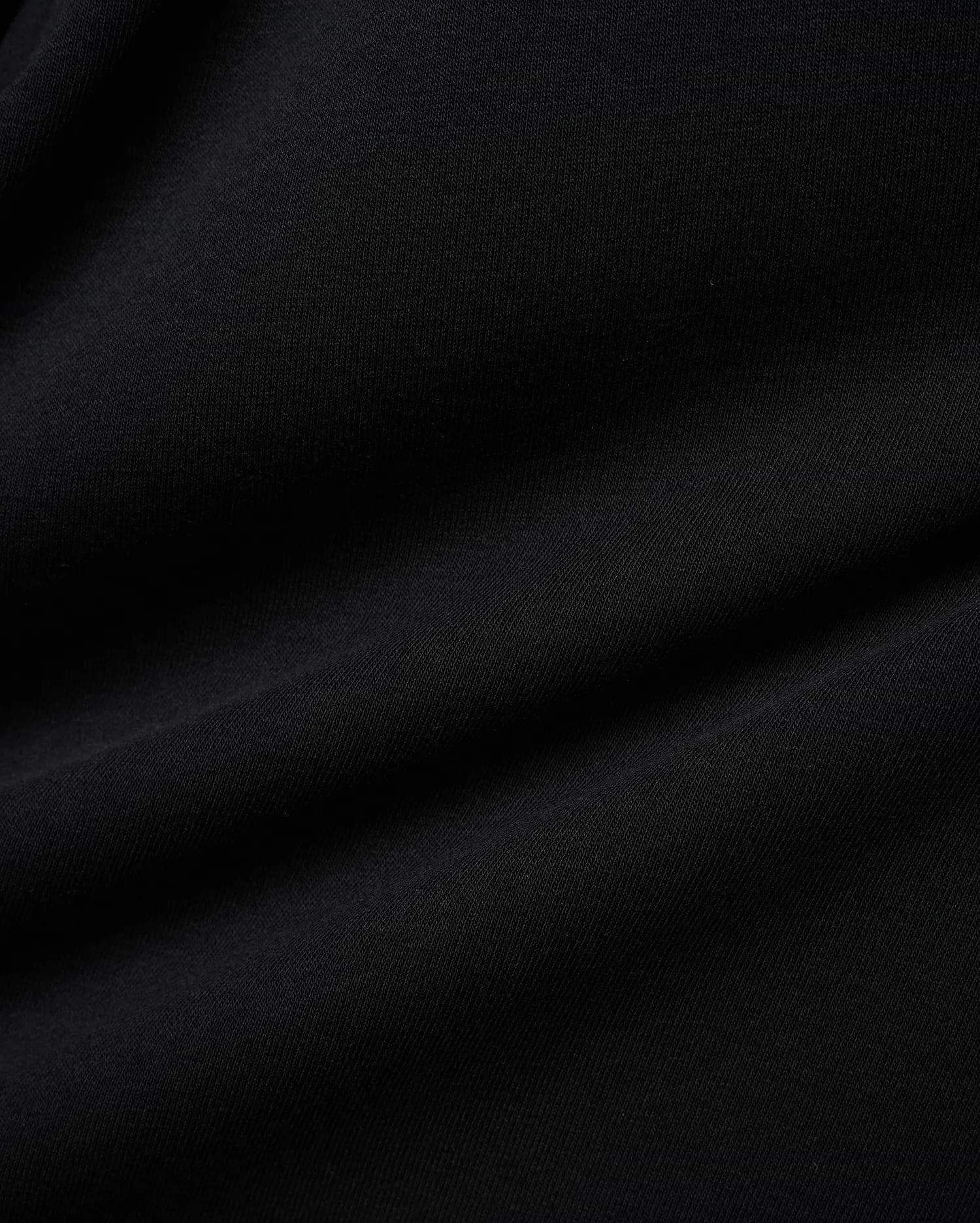 Men's Johan Straight-Leg Sweatpants, a premium Psycho Bunny menswear item, crafted from soft black jersey knit fabric, showcasing its refined texture and subtle folds. (6)