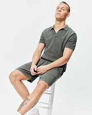 MENS DEVON KNIT POLO - MT0100169