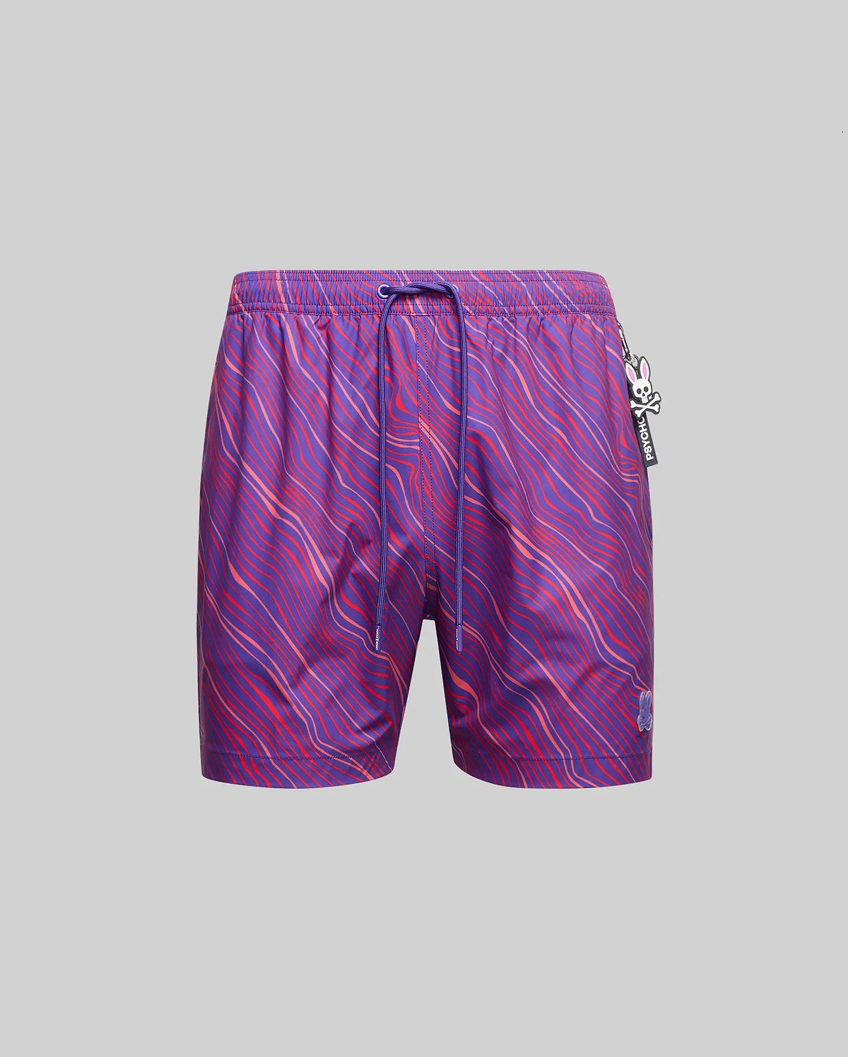 Men's Kendrick All Over Print Swim Trunk in Purple | Psycho Bunny