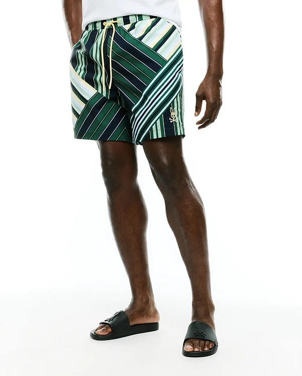MEN'S DREW PRINT SWIM TRUNKS view 1