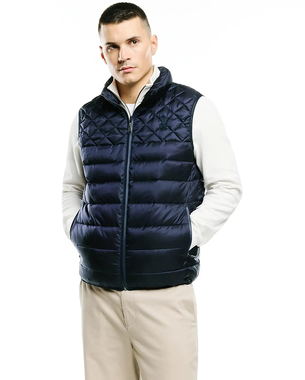 MENS EMERIK QUILTED PUFFER VEST view 1