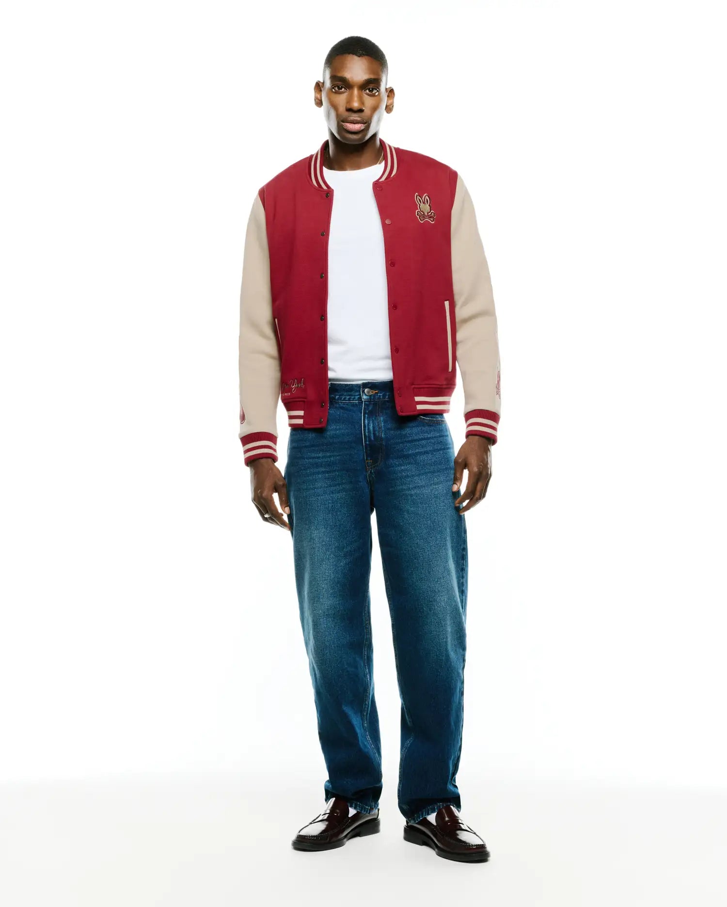 MEN'S REILLY VARSITY BOMBER JACKET - MO1100114
