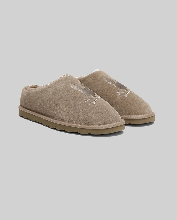 MENS SUEDE SHERPA BUNNY SLIPPER view 1