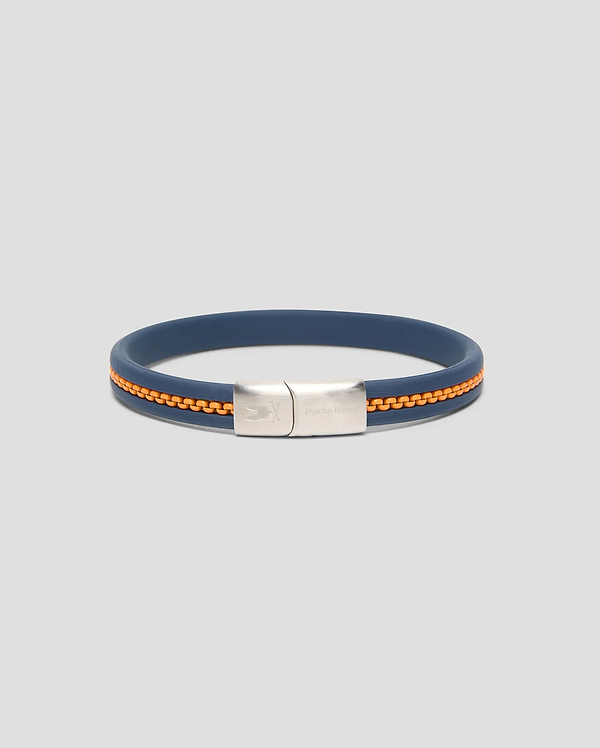 MENS LINK RUBBER BRACELET view 1