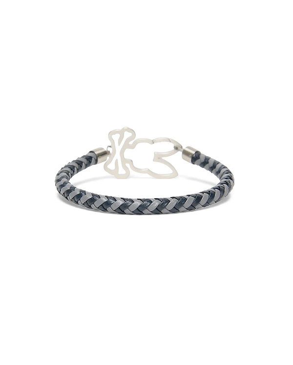 MEN'S BRAIDED LEATHER BRACELET view 2