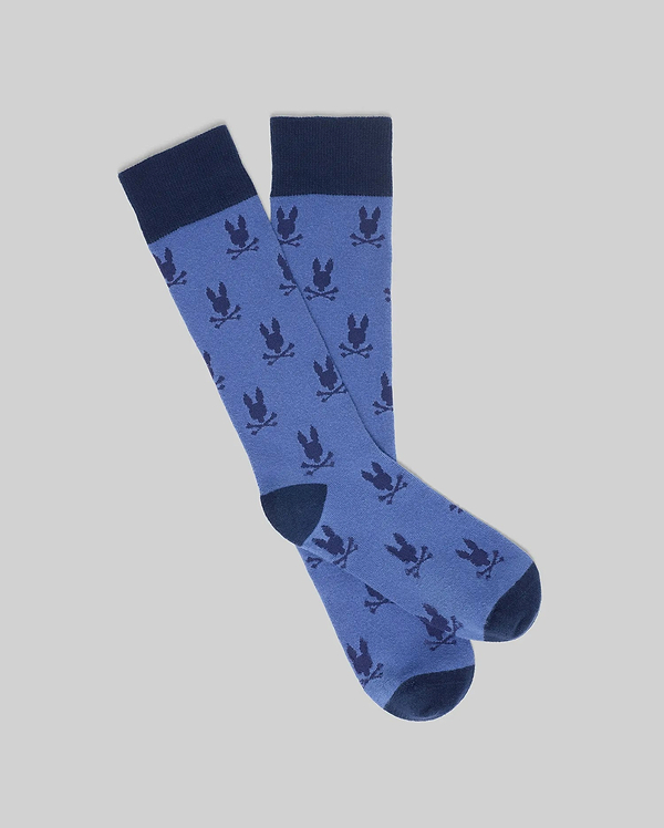 MENS ALL OVER BUNNY DRESS SOCK view 1