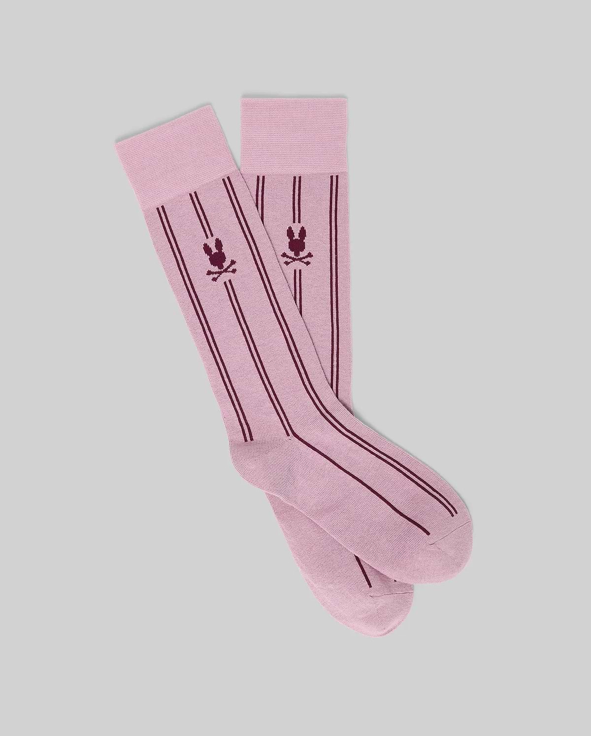 Men's Single Dress Socks in Pink