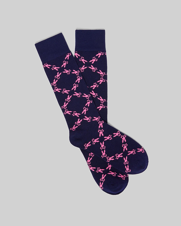 MENS BUNNY DRESS SOCK view 1