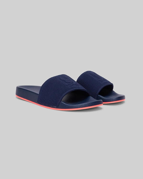 MENS CONTRAST SOLE KNIT SLIDES view 1