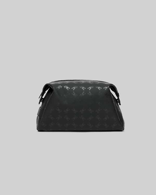 MENS RUBBERIZED ALL OVER BUNNY TOILETRY KIT view 2