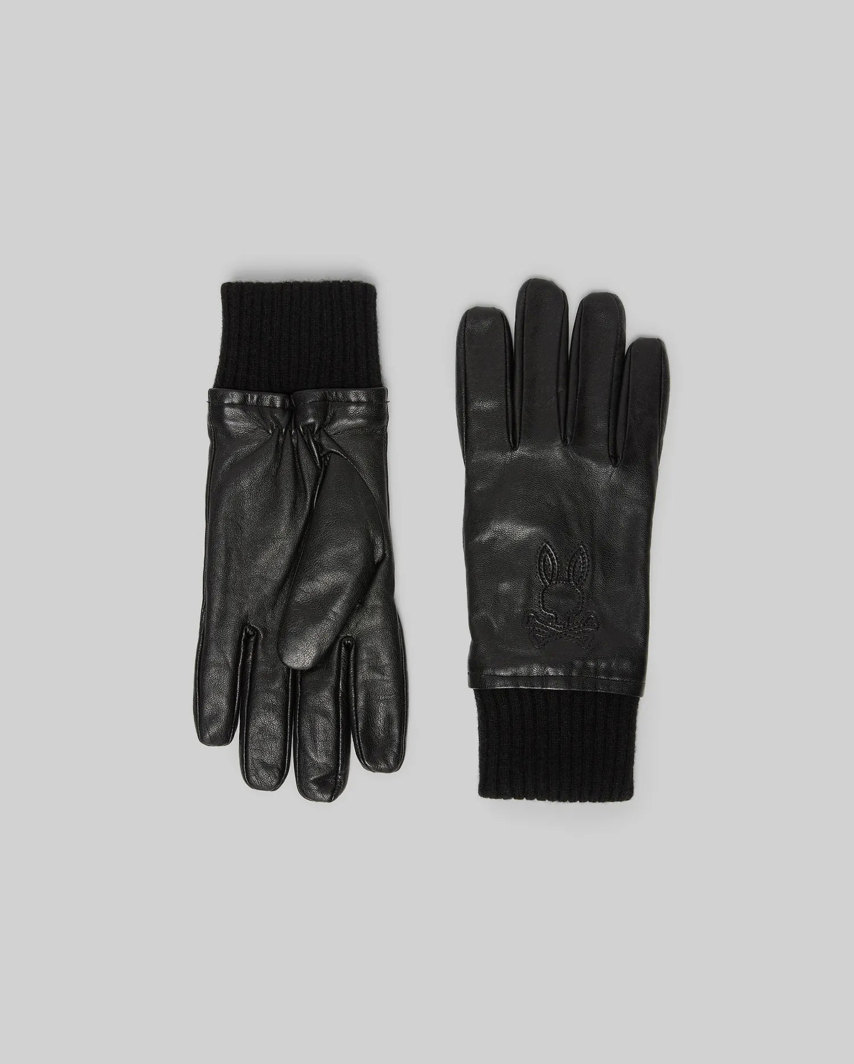 Men's Leather Gloves in Black