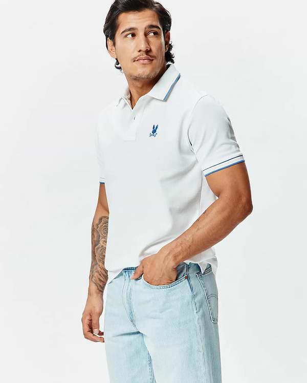 MENS BRAD PIQUE POLO view 1
