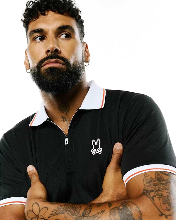 MENS ODIN ZIP SPORT POLO view 2
