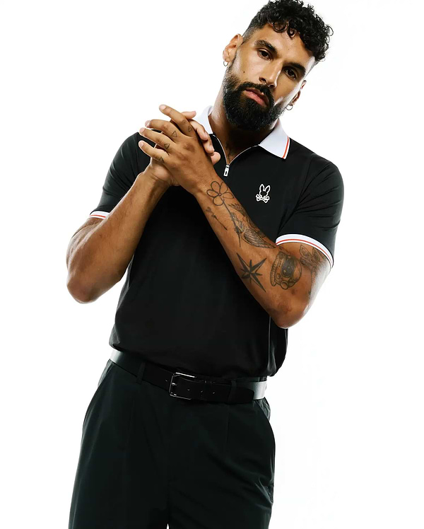 MENS ODIN ZIP SPORT POLO - MT0100216
