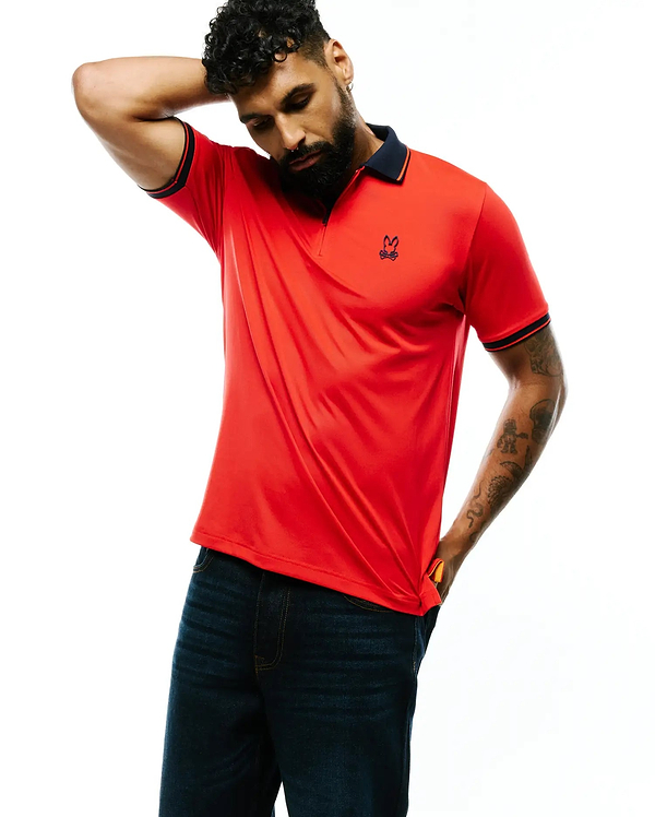 MENS ODIN ZIP SPORT POLO view 2