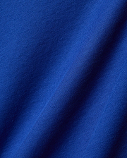 Mens Timmy Interlock Polo in a rich, vibrant royal blue, crafted from premium, soft interlock knit fabric, showcasing its refined texture and elegant drape, perfect for sophisticated streetwear.