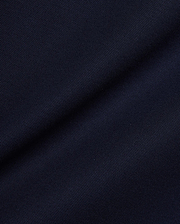 Navy Mens Jaydon Pique Polo, a premium streetwear essential, featuring a classic pique knit texture and the iconic embroidered Psycho Bunny skull logo on the left chest.