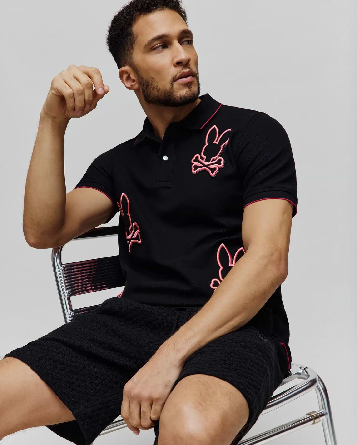 MENS CORIN PIQUE POLO view 1
