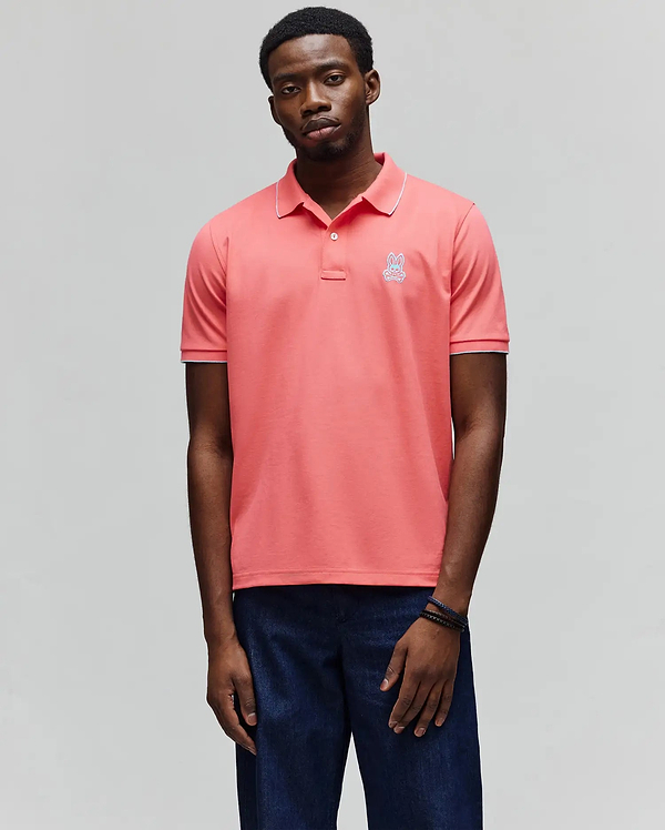 MENS LACHLAN PIQUE POLO view 1