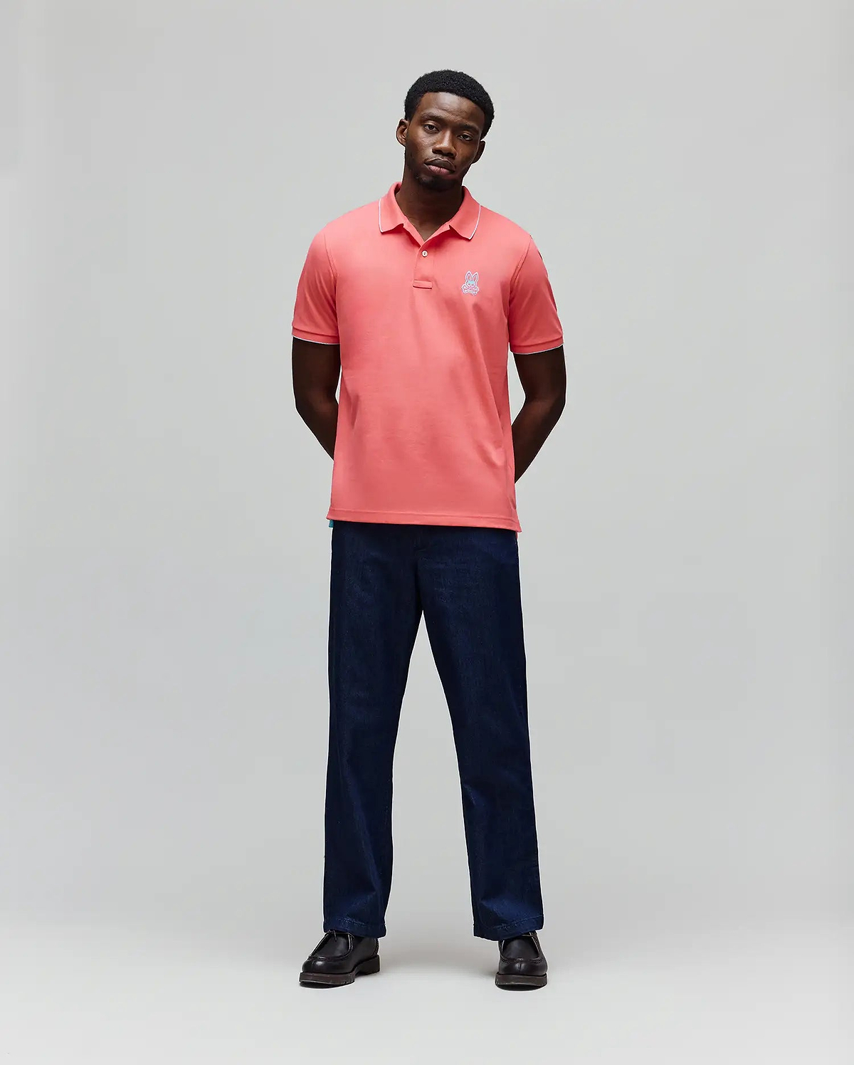 MENS LACHLAN PIQUE POLO view 3