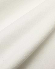 Men's Nolen Oversized Jersey Polo in pristine white, highlighting the luxurious, soft jersey knit fabric with a subtle, refined texture, perfect for premium streetwear. (6)