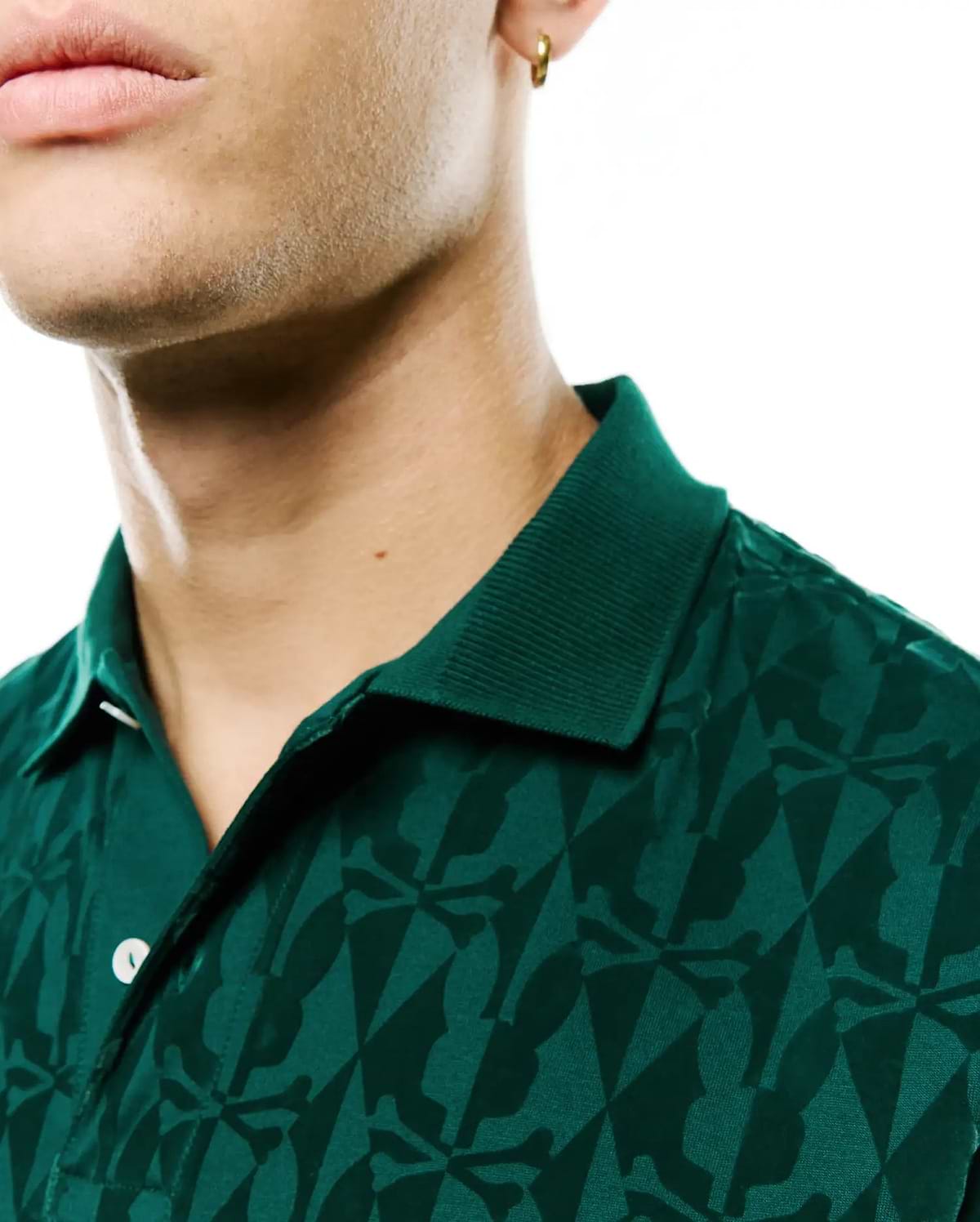 MEN'S ANGUS FLOCKED POLO view 3