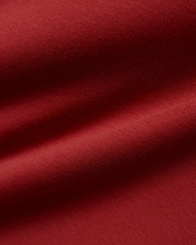 Psycho Bunny Men's Nasser Johnny Collar Polo in a vibrant, deep crimson red, crafted from premium, soft-touch jersey knit fabric, embodying refined streetwear style. (6)